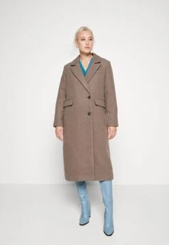 Vero Moda Vmvenetavega Long Wool Coat - Mantel - Chocolate Chip/Solid