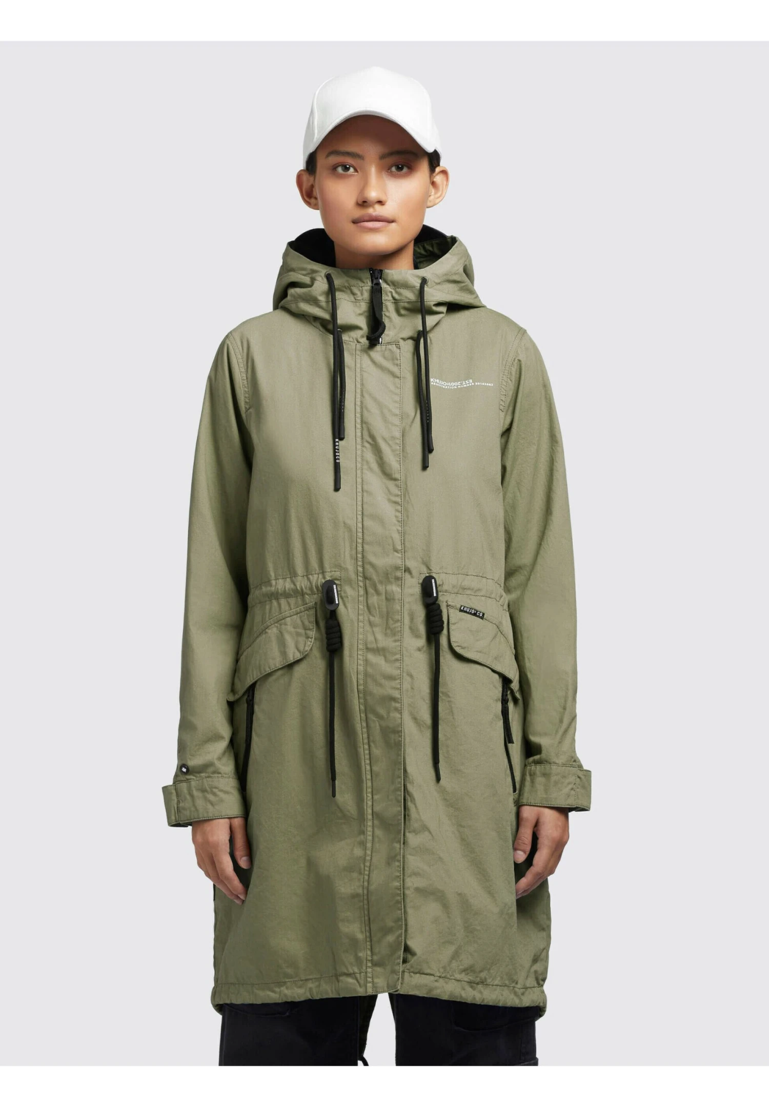 Khujo Nanda4 - Parka - Olivgrün