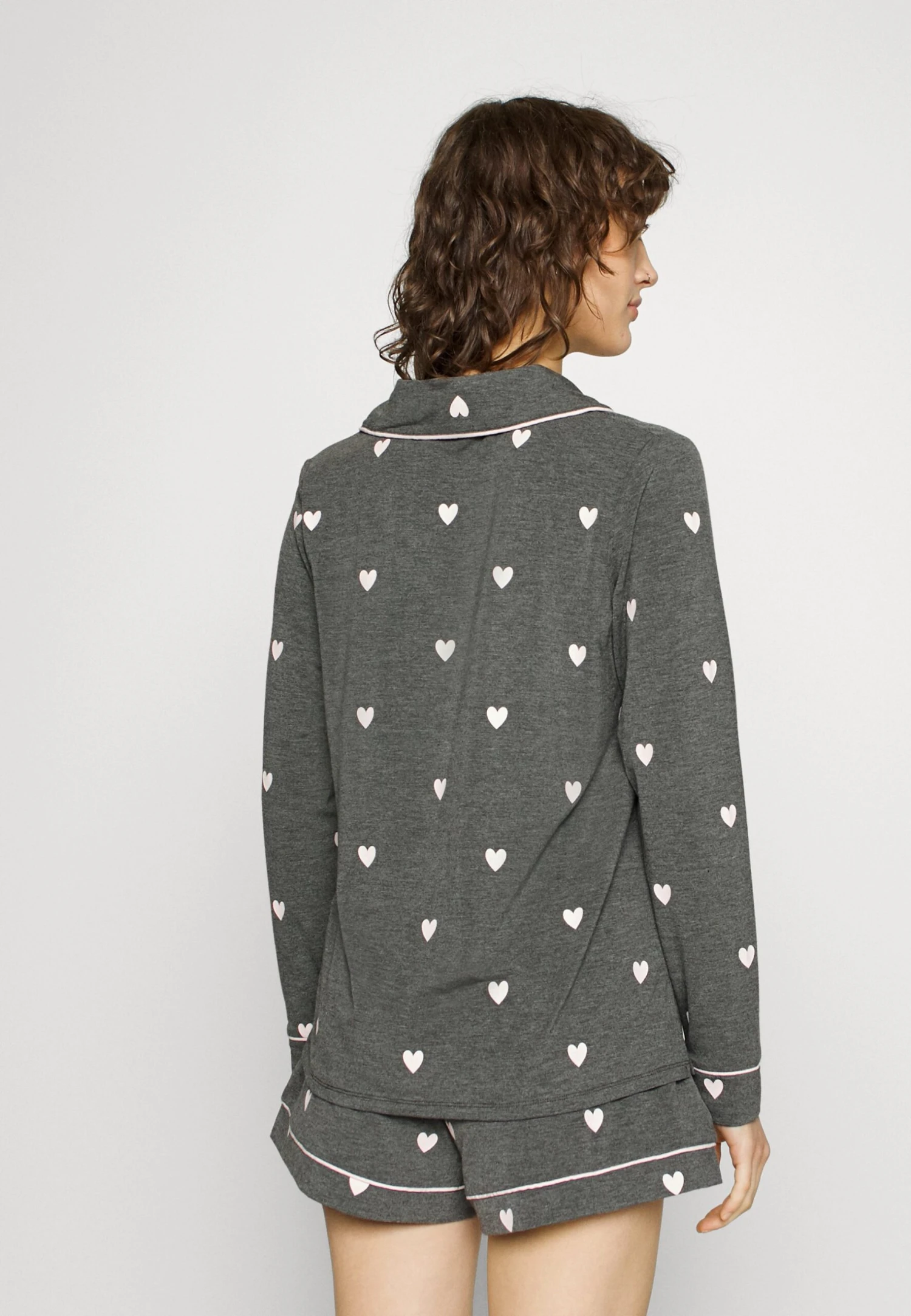 Anna Field Pyjama - Dark Grey/Pink - Afbeelding 4