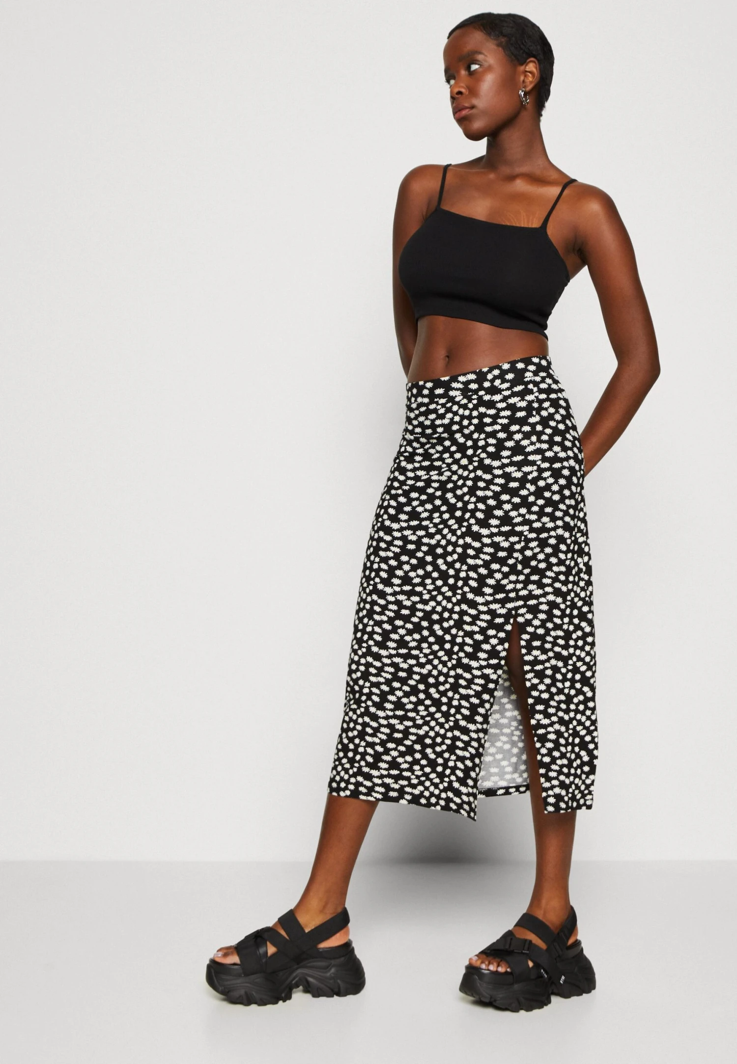 Even&Odd Kokerrok - Black/White/Multi-Coloured - Afbeelding 4