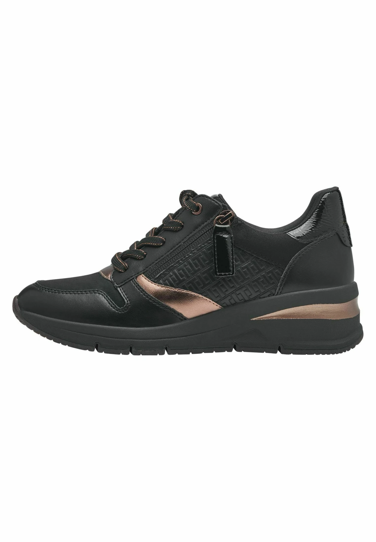 Tamaris Sneakers Laag - Black Copper