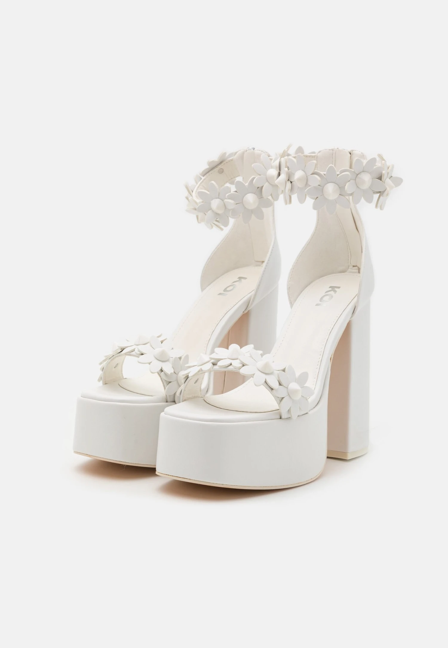 KOI FOOTWEAR A Secret Arrangement - Sandalen Met Hoge Hak - White - Afbeelding 3