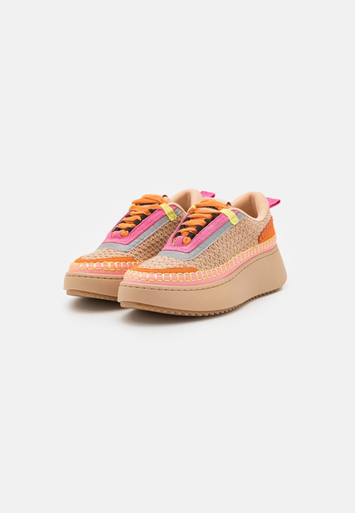 Steve Madden Doubletake - Sneakers Laag - Natural/Orange - Afbeelding 2