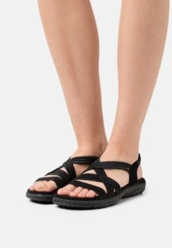 Skechers Reggae Slim Fit - Sandalen - Black Gore
