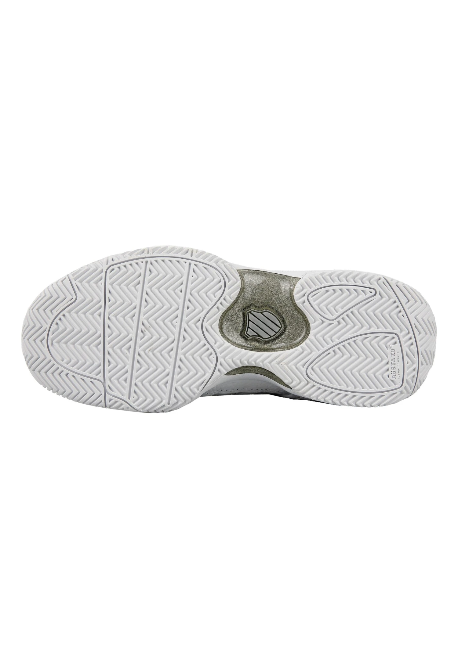 K-Swiss Defier Rs - Tennisschoenen Voor Alle Ondergronden - Weiss Grau Silber - Afbeelding 2