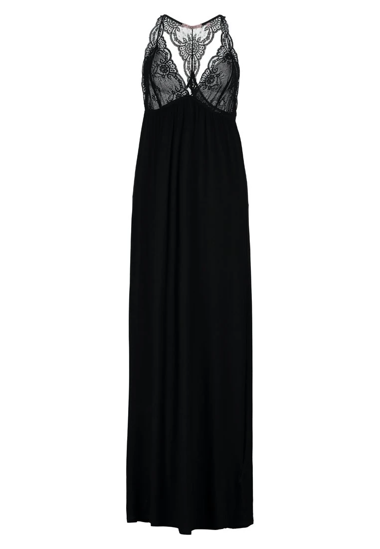 Anna Field Anna Long Viscose Dress- Nachtjapon - Black - Afbeelding 4