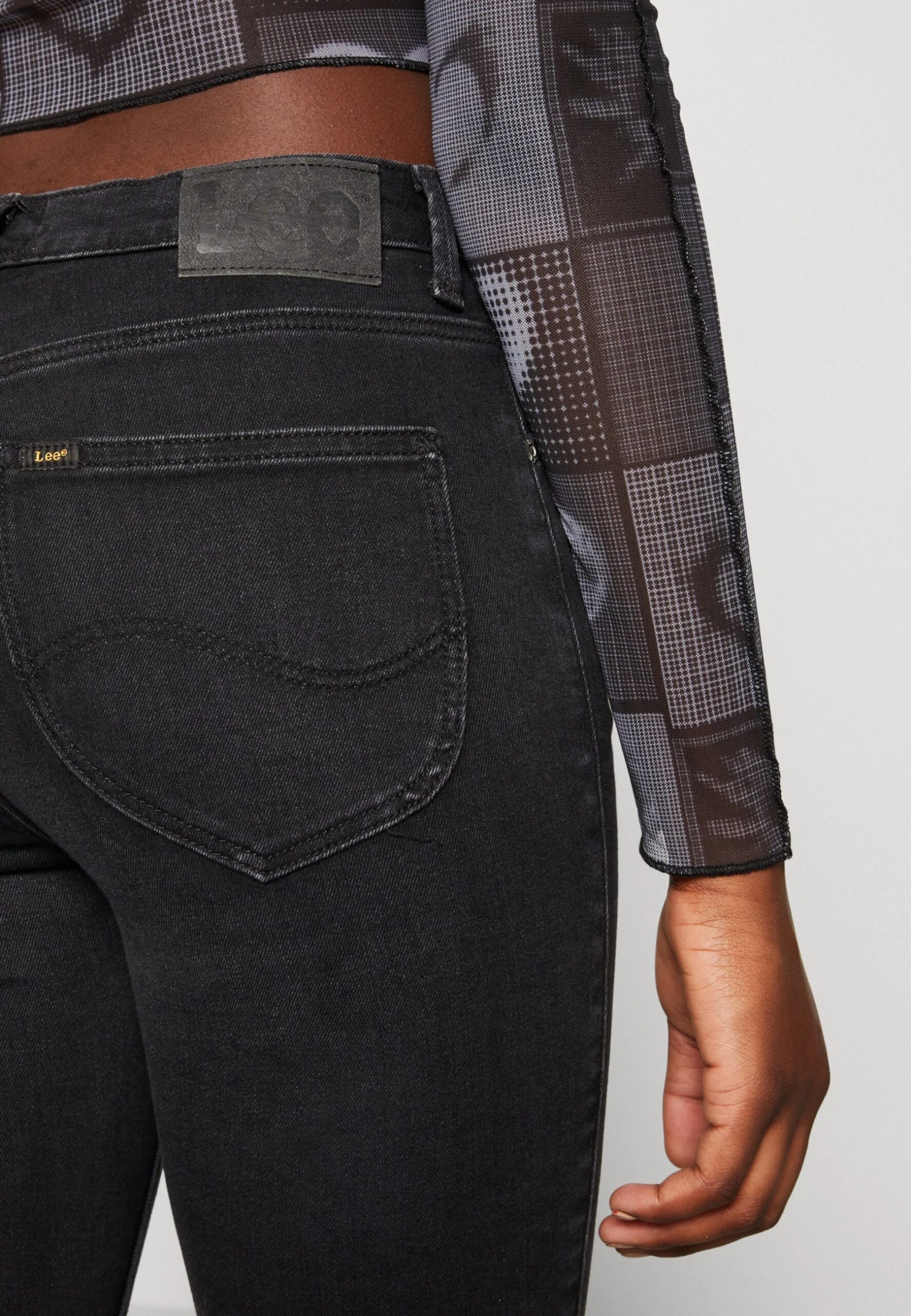 Lee Scarlett High - Jeans Skinny Fit - Tingled Black - Afbeelding 4