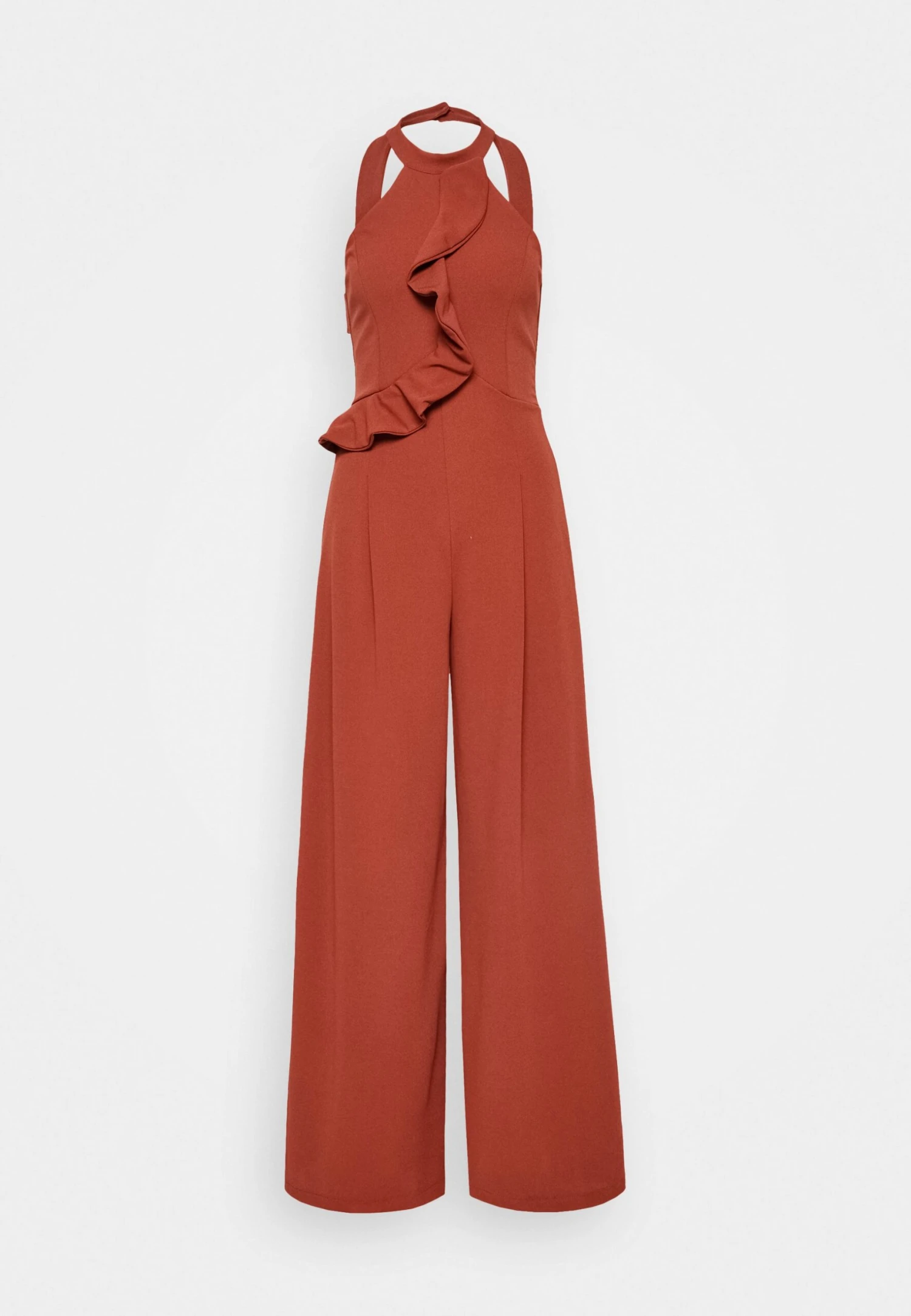 Wal G Penelope Frill - Jumpsuit - Burnt Orange - Afbeelding 5