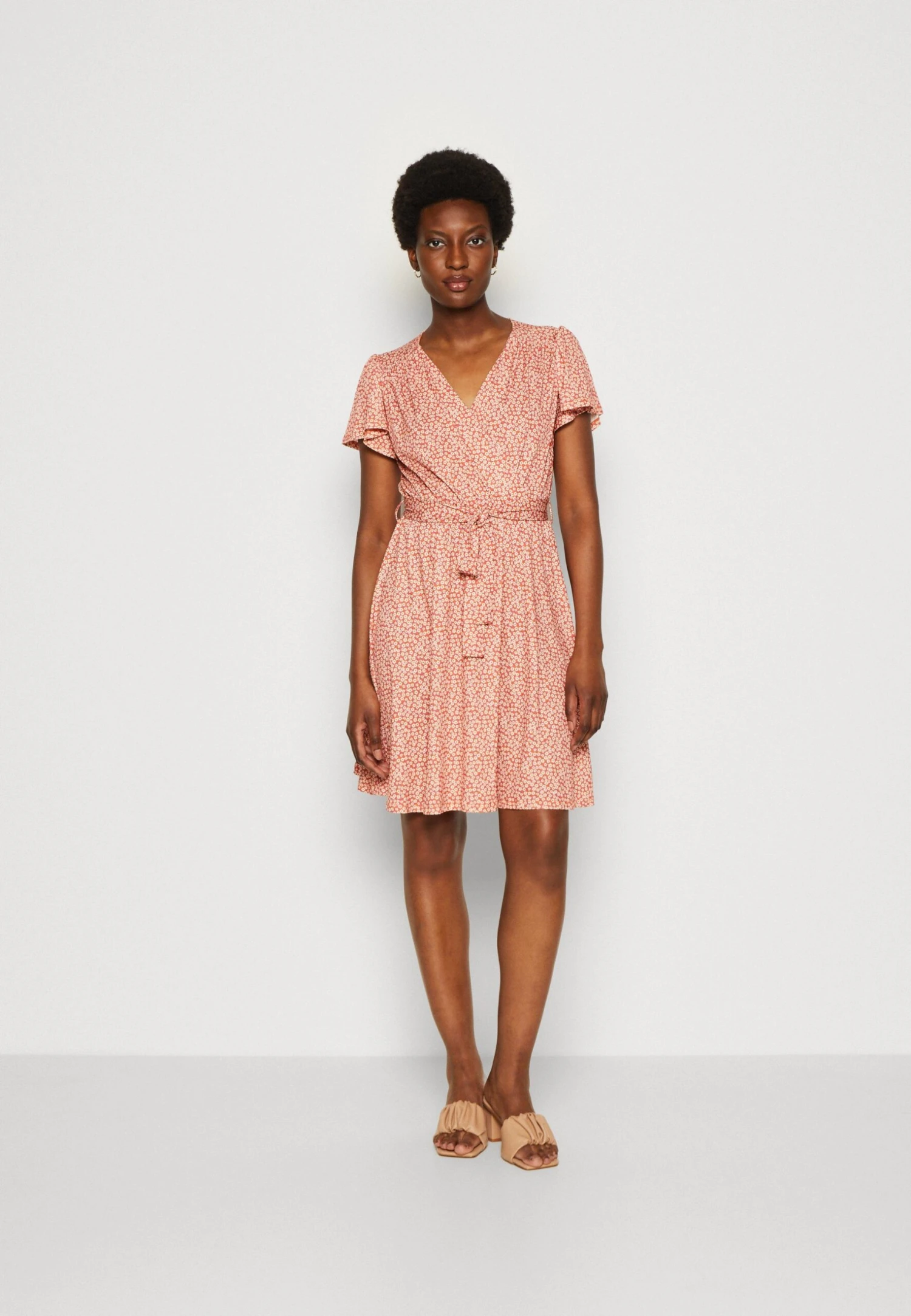 Anna Field Jurk - Brown/White - Afbeelding 3