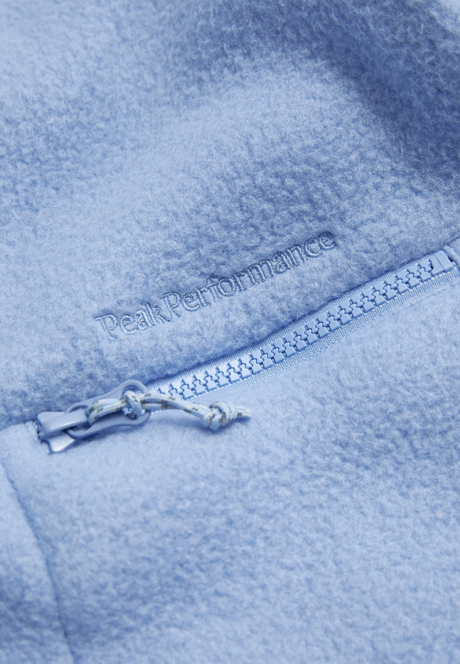 Peak Performance W Fleece Snap T-Neck - Fleece Trui - Hellblau - Afbeelding 4