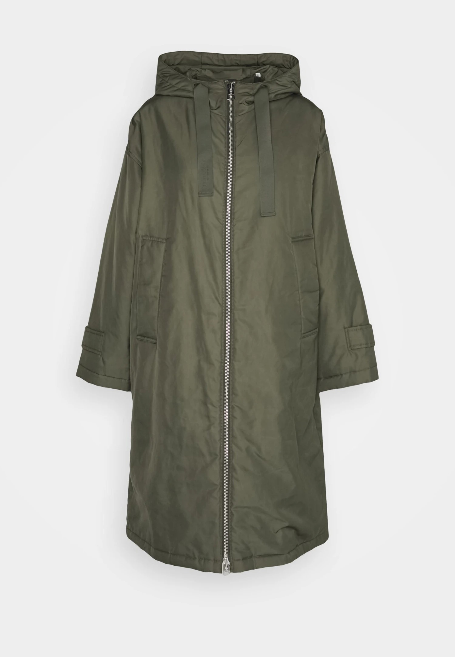 Marc O'Polo Coat Long Padded Fixed Hood Zipper Drawstring Waist - Parka - Olive Crop - Afbeelding 7