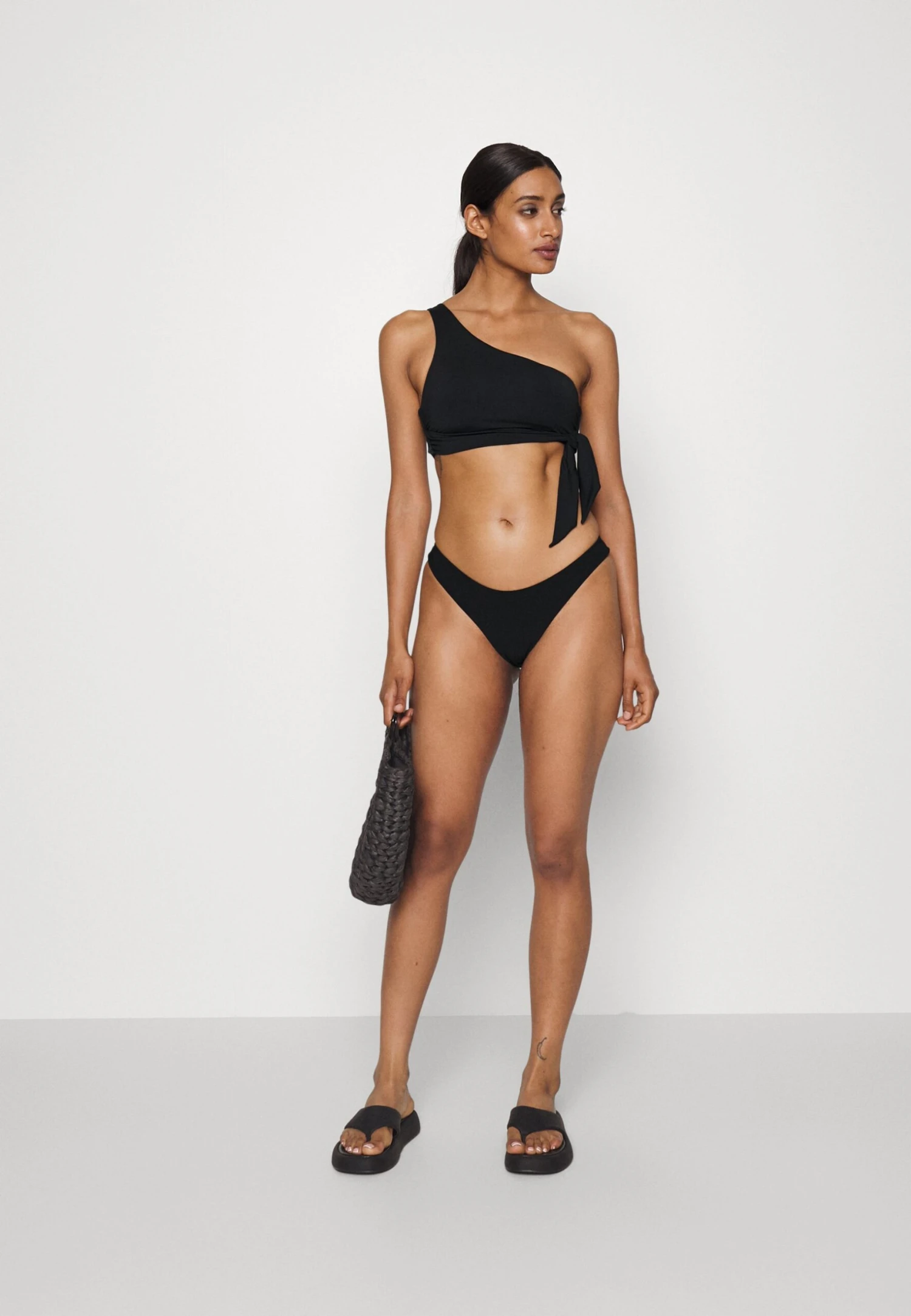 Seafolly Collective One Shoulder- Bikinitop - Black - Afbeelding 2