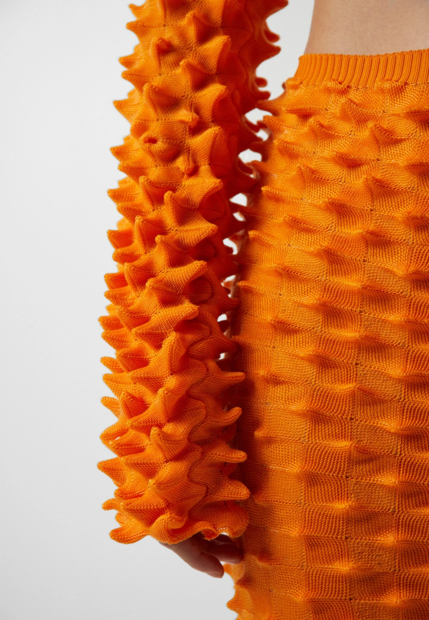 Spiky Cardigan - Vest - Orange - Afbeelding 6