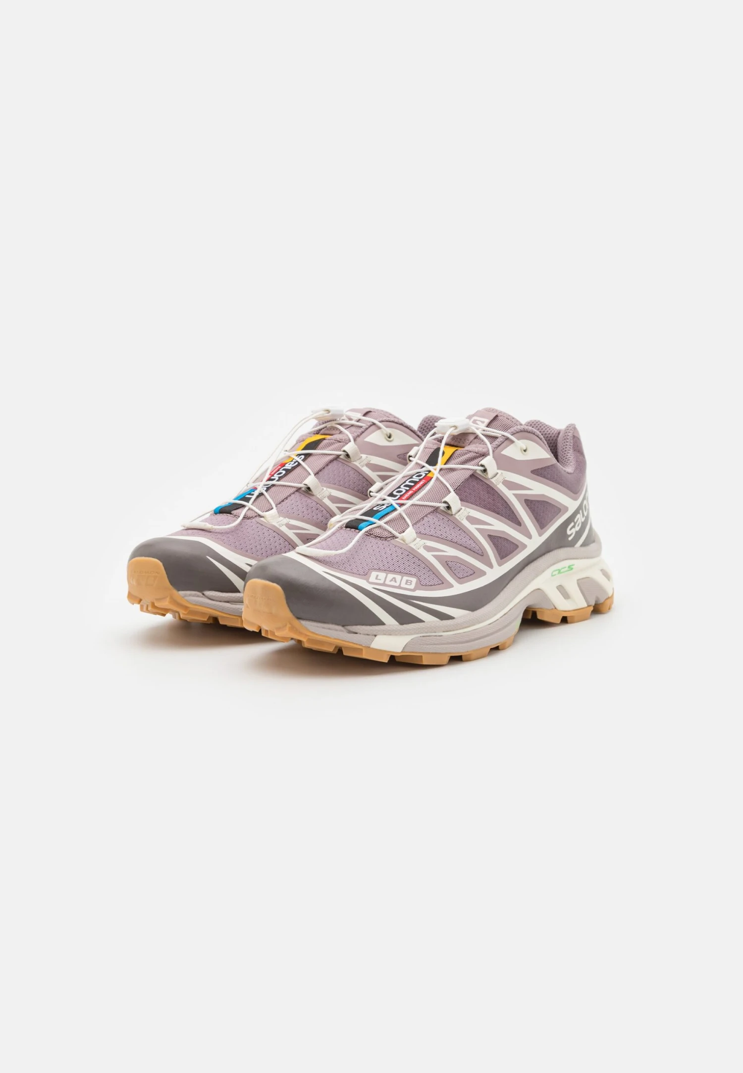 Salomon Xt-6 Unisex - Sneakers Laag - Quail/Plum Kitten/Vanilla Ice - Afbeelding 2