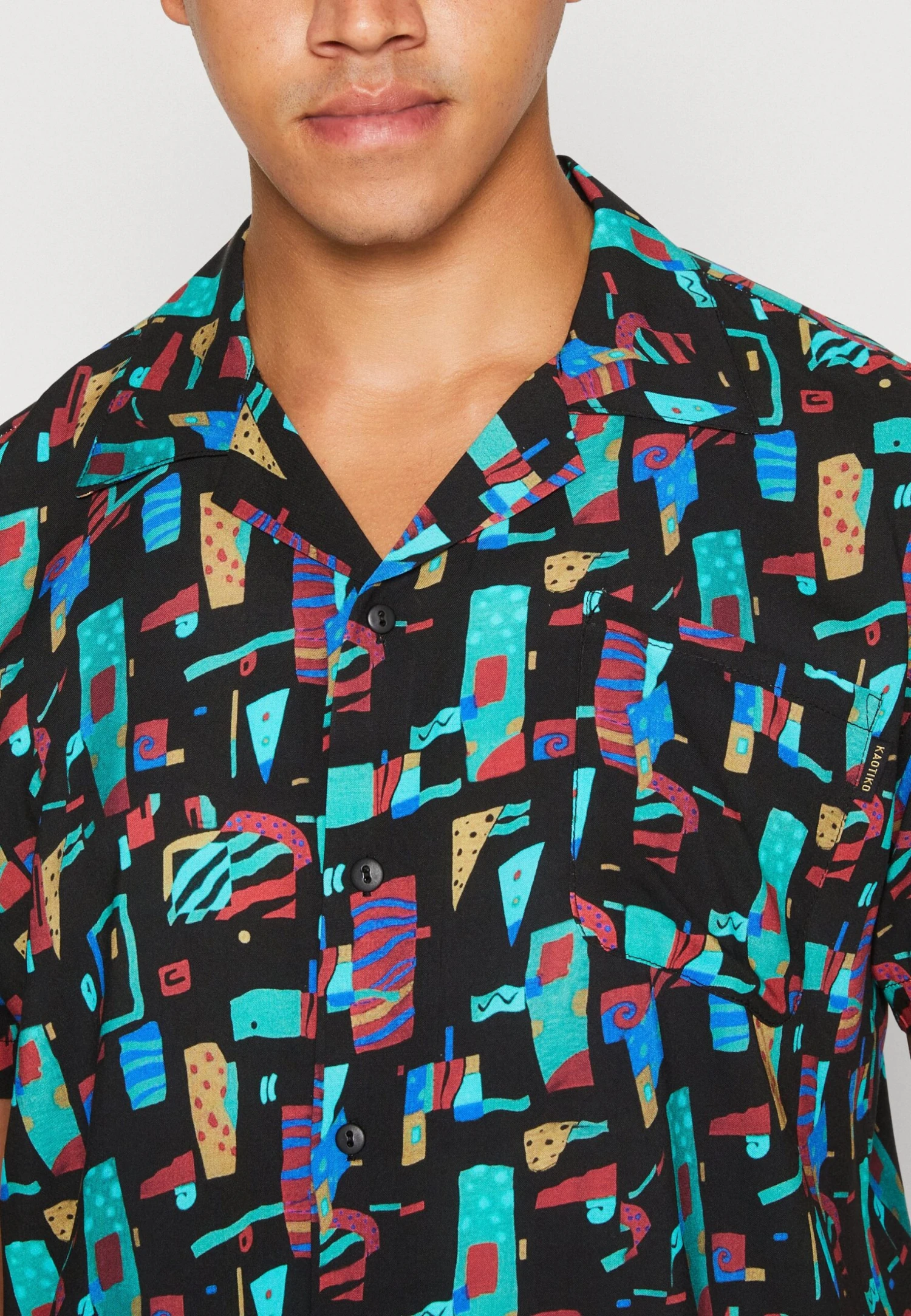 Kaotiko Shirt Bel Air Unisex - Overhemdblouse - Turquesa - Afbeelding 6