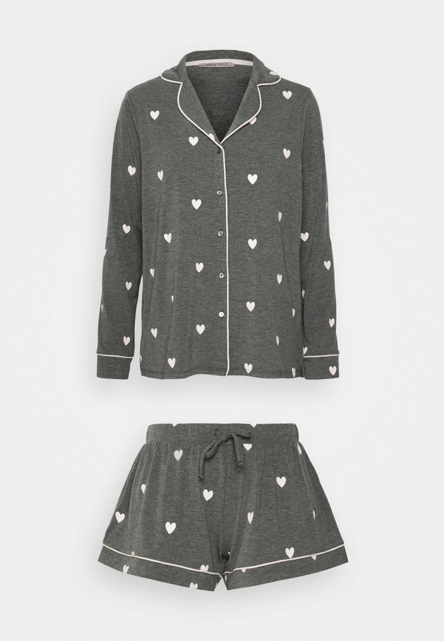 Anna Field Pyjama - Dark Grey/Pink - Afbeelding 5
