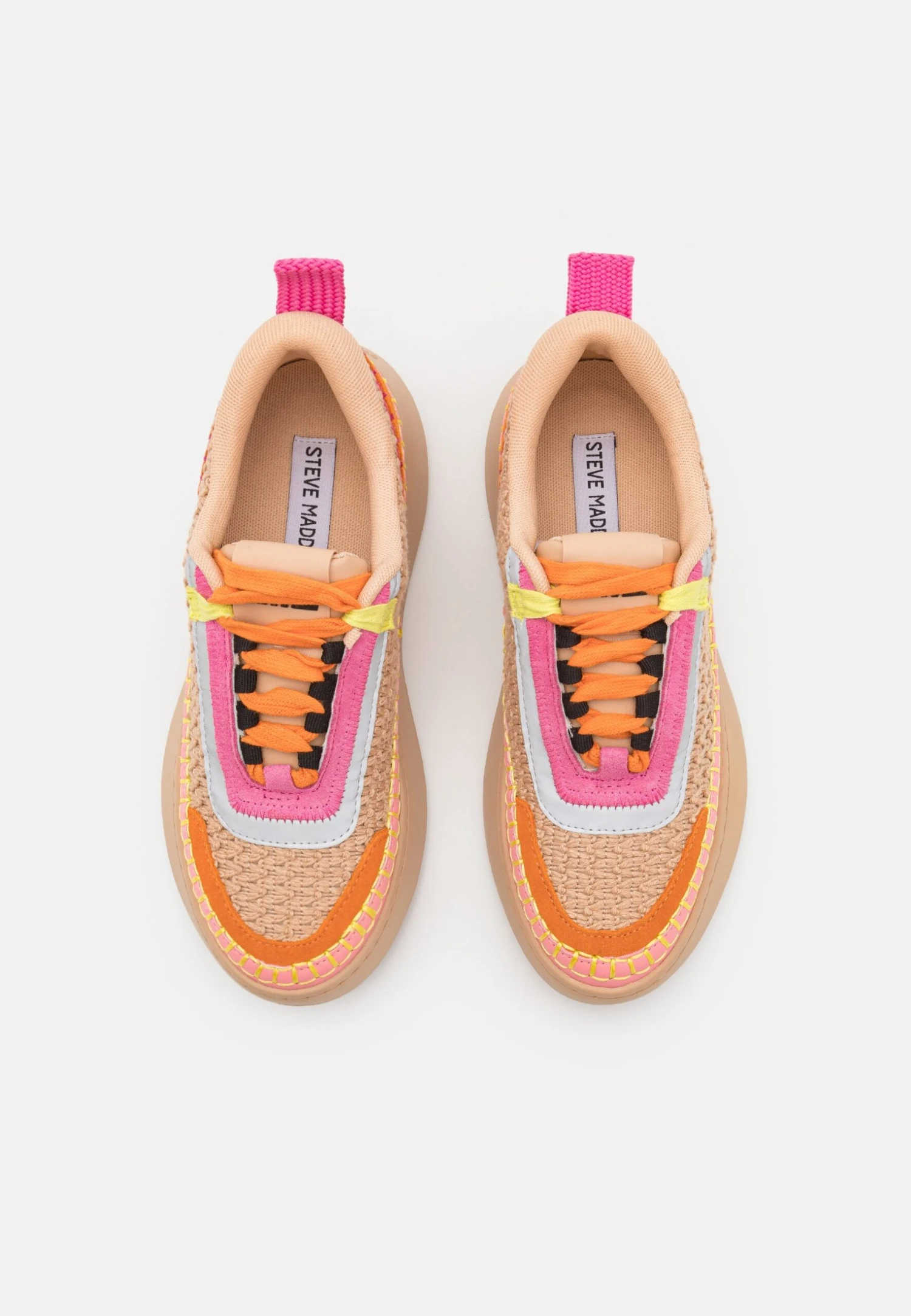 Steve Madden Doubletake - Sneakers Laag - Natural/Orange - Afbeelding 5