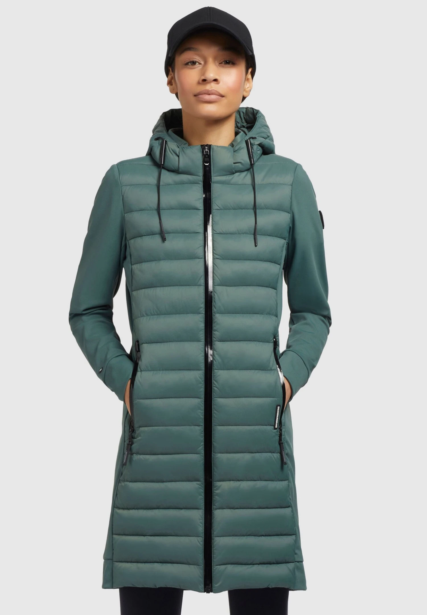 Khujo Ruth Matt - Winterjas - Kupfergrün